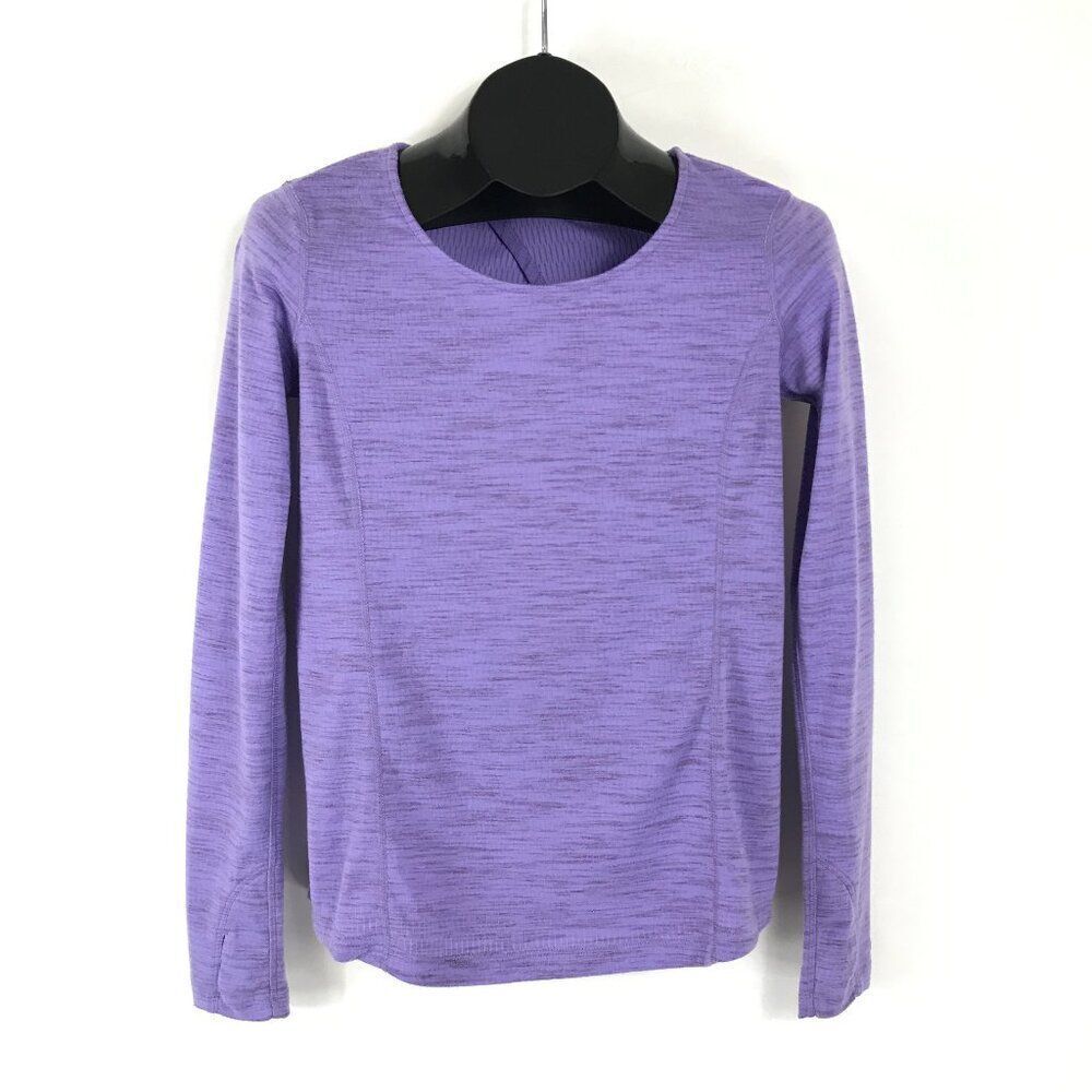 Marmot Taylor Canyon Long Sleeve Shirt Size XS Purple Open Back Active Outdoor